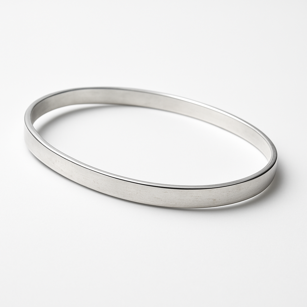 Bracelete Liso em Prata 925 Luhem